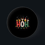 Matching Christmas Santa Hat Ho Ho Ho Giraffe Anim 2 Inch Round Button<br><div class="desc">Matching Christmas Santa Hat Ho Ho Ho Giraffe Animal Xmas T-Shirt (2)</div>