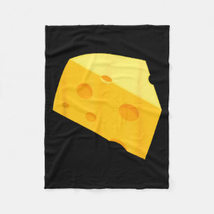 Matching Costume Cheese Shirt Funny Halloween Fleece Blanket