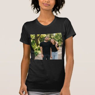 Matching Couple T-Shirts Plain Blank Black Couple