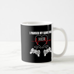 Matching Couple Valentines Day Video Gamer Heart C Coffee Mug