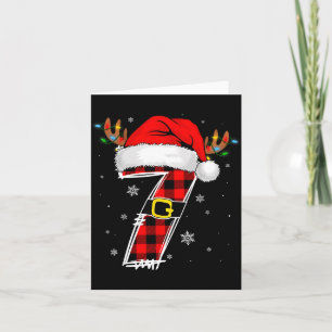 Matching Couples Christmas 6 7 Six Seven Meme Slan Card