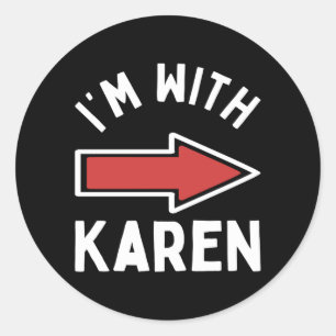 Matching Couples Halloween Costumes With Meme Classic Round Sticker