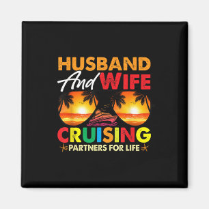 Matching Couples Husband Wife Cruising 2025 Cruise Magnet