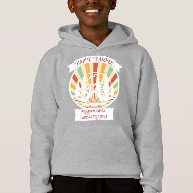 Matching customizable family camping, add name (Front)