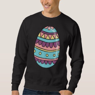 Matching Easter day Eggs Funny Costume Couples Fam Sweatshirt