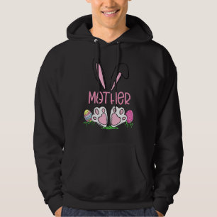 Matching Egg Hunter Cute Bunny Ears Easter Mother  Hoodie
