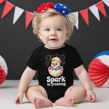 Matching Family 4th of July Spark in Training