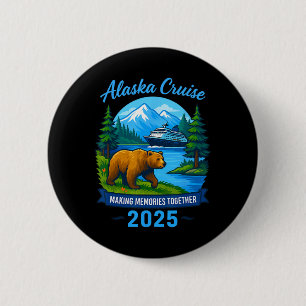 Matching Family And Group Alaskan Alaska Cruise 20 2 Inch Round Button