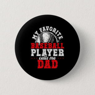 Matching Family Baseball Gift Dad Team Photo Fathe 2 Inch Round Button