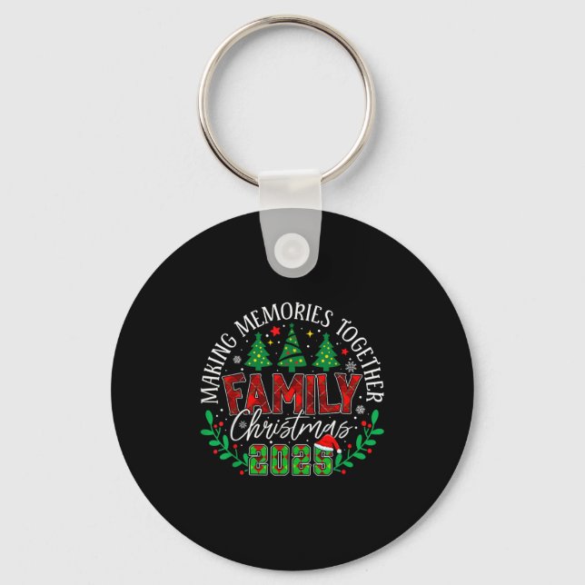 Matching Family Christmas 2025 Making Memories Tog Keychain (Front)