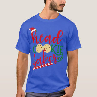 Matching Family Christmas Baking s Head Cookie Bak T-Shirt