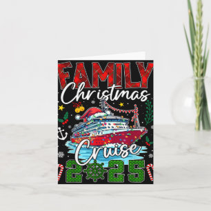 Matching Family Christmas Cruise 2025 Xmas Men Wom Card