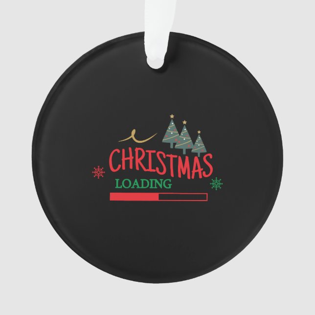 Matching Family Christmas Loading Ornament (Front)