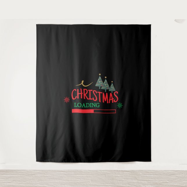 Matching Family Christmas Loading Tapestry (Front)