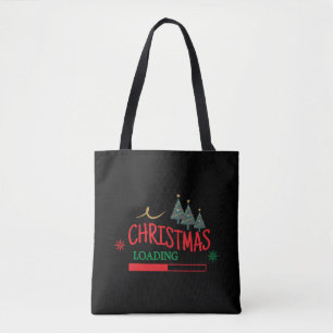 Matching Family Christmas Loading Tote Bag