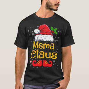 Matching Family Christmas Santa Hat Xmas Funny Mem T-Shirt