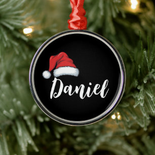 Matching Family Christmas Xmas Personalized Name Metal Ornament