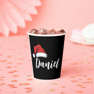 Matching Family Christmas Xmas Personalized Name  Paper Cups