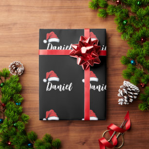 Matching Family Christmas Xmas Personalized Name Wrapping Paper