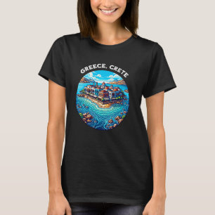 Matching Family Crete Greece Coastline Vacation an T-Shirt