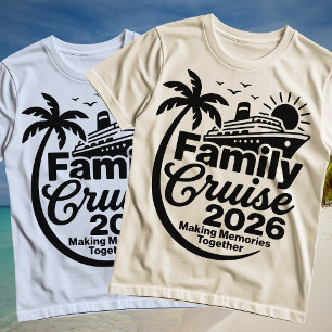 Matching Family Cruise 2026 Boat Summer Vacation T-Shirt