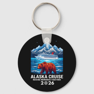 Matching Family Friend and Group Alaskan Alaska Keychain