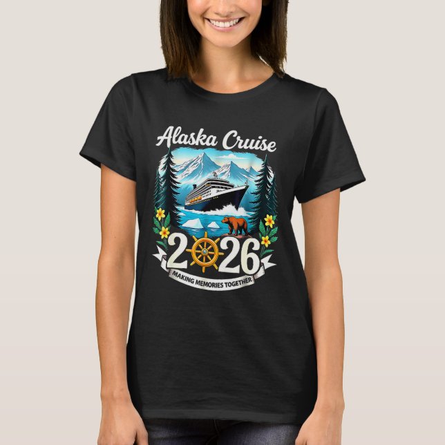 Matching Family Friends And Group Alaska Cruise 20 T-Shirt (Front)