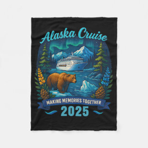 Matching Family Friends And Group Alaskan Alaska C Fleece Blanket