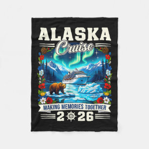 Matching Family Friends And Group Alaskan Alaska C Fleece Blanket