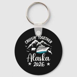Matching Family Friends and Group Alaskan Alaska Keychain