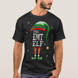 Matching Family Funny The Emt Elf Christmas T-Shirt