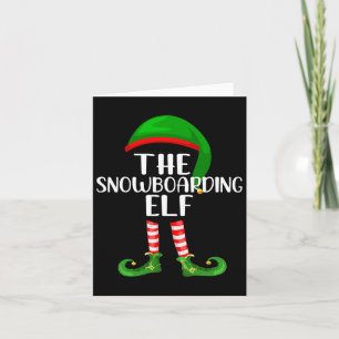 Matching Family Group Christmas The Snowboarding E Card