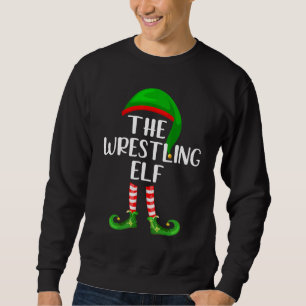 Matching Family Group Christmas The Wrestling Elf Sweatshirt