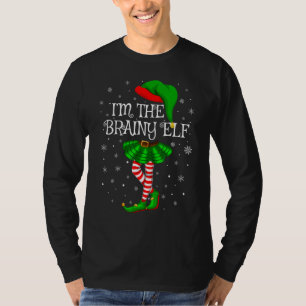 Matching Family Group I'm The Brainy Elf Christmas T-Shirt
