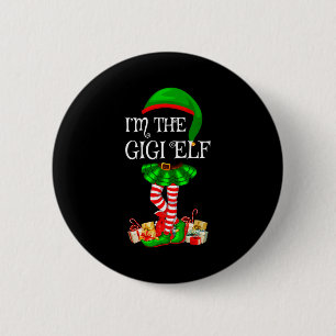 Matching Family Group I'm The Gigi Elf Christmas 2 Inch Round Button
