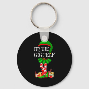 Matching Family Group I'm The Gigi Elf Christmas  Keychain