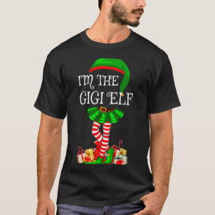 Matching Family Group I'm The Gigi Elf Christmas  T-Shirt