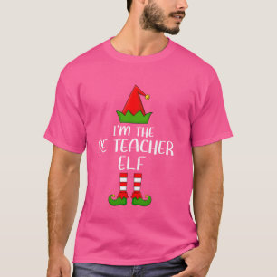 Matching Family Group I'm The PE Teacher Elf Chris T-Shirt