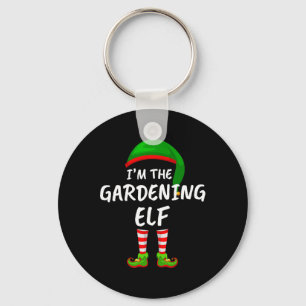 Matching Family I'm The Gardening Elf Christmas Keychain