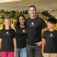 Matching Family Italy Trip Italian Flag Custom