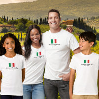 Matching Family Italy Trip Italian Flag Custom