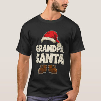 Matching Family Pajama Xmas Gift Grandpa Santa T-Shirt