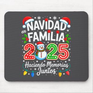 Matching Family Pajamas Navidad En Familia Christm Mouse Pad