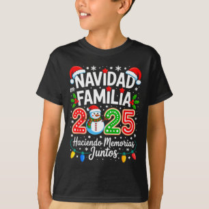 Matching Family Pajamas Navidad En Familia Christm T-Shirt