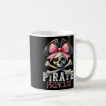 Matching Family Pirate Birthday Party School Kids  Coffee Mug<br><div class="desc">Matching Family Pirate Birthday Party School Kids Funny Pirate Princess Coquette Bow Halloween Costume Girls</div>