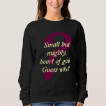 Matching Family Quiz T-Shirts for Mom<br><div class="desc">Make family time even more fun with these Matching Quiz T-Shirts for Mom, Dad, and Kid! Mom’s Shirt: “Small but mighty, heart of gold, guess who?” Dad’s Shirt: “Brings joy, giggles, and chaos… who could it be?” Kid’s Shirt: “The Answer: ME!” This playful set turns your family into a walking...</div>