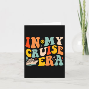 Matching Family Summer Vacation Groovy In My Cruis Card