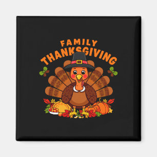 Matching family thanksgiving crew 2026 thankful magnet