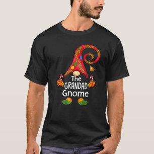 Matching Family The Grandad Gnome Christmas Pj Gro T-Shirt