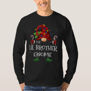 Matching Family The Lil Brother Mom Gnome Christma T-Shirt
